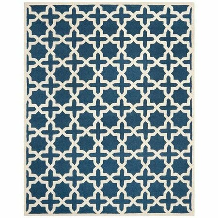 Safavieh Cambridge Square Rugs, Navy Blue and Ivory - 4 x 4 ft. CAM125G-4SQ